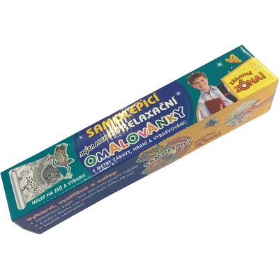 Samolepící relaxační omalovánky- nejen mandaly