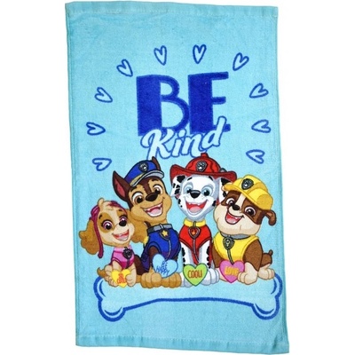 Setino detský uterák 30 x 50 cm Paw Patrol svetlo modrá