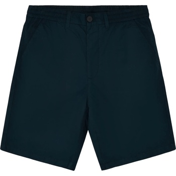 KnowledgeCotton Apparel Мъжки къси панталони KnowledgeCotton Apparel Fig Loose Poplin Elastic Waist String Shorts - Total Eclipse (012-4428-0212)