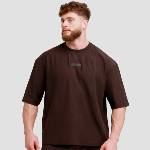GymBeam Unstoppable Овърсайз тениска Brown M