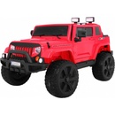 Joko elektrické autíčko jeep Mighty 4x4 dvojmiestne kožené sedadlo penové kolesá nosnosť 40kg červená