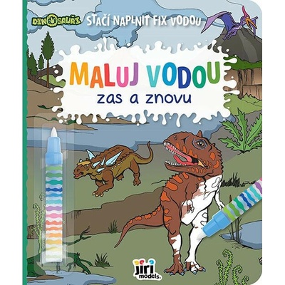 Jiri Models Maľuj vodou zas a znova Dinosaury