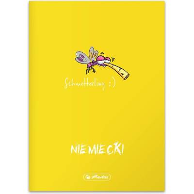 Herlitz Nemecký predmetový Zošit na A5 kockovaný ECO