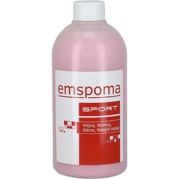 Emspoma hřejivá růžová "O" masážní emulze 500 ml