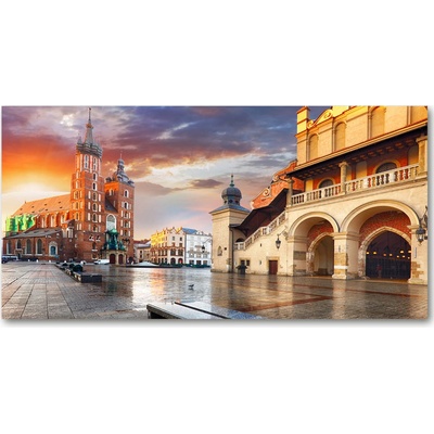 Foto obraz sklo tvrzené Krakov Poľsko 100x50 cm