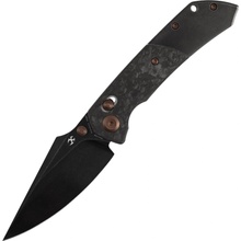 Kansept Fenrir KNFS Exclusive, M390 Blackwash, Shred Carbon K1034VC1