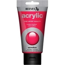 Akrylová barva REEVES Fine Artist 75 ml Vermilion