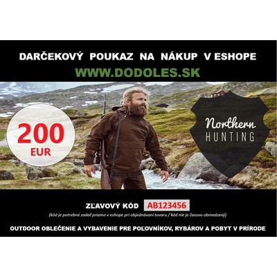 Darčekový poukaz v hodnote 200 EUR