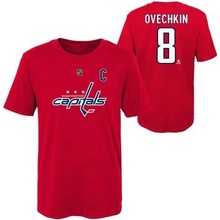 Outerstuff detské tričko Alex Ovechkin Washington Capitals Flat Captains Name and Number