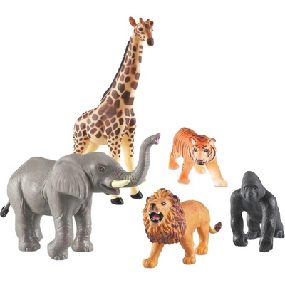 Learning Resources Игрален комплект Learning Resources - Екзотични животни, 5 броя (LER0693)