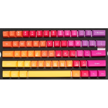 Ducky Капачки за механична клавиатура Ducky - Afterglow, 108-Keycap Set (DUCKY-ACC-108-USADZZWSG)