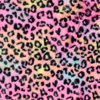 Umelá kožušina so zvieracím vzorom