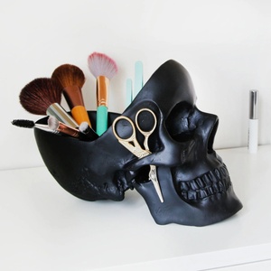 SUCK UK декорация (купа) suck uk - black skull - sk tidyskull2