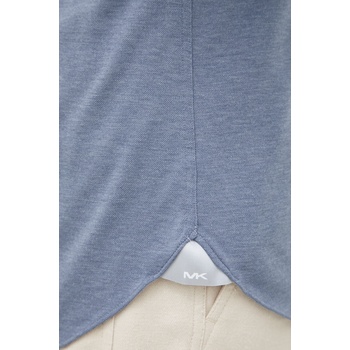 Michael Kors Памучна риза Michael Kors мъжка с кройка по тялото с италианска яка (MD0MD91392)