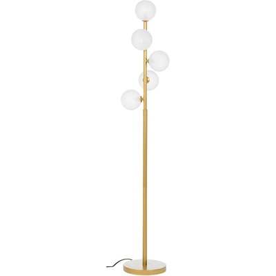 Bizzotto Подова лампа в златист цвят със стъклен абажур (височина 156, 5 cm) Balls - Bizzotto (0826448)