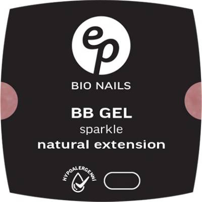 BIO nails BB Fiber SPARKLE NATURAL EXTENSION jednofázový hypoalergenní gel 15 ml