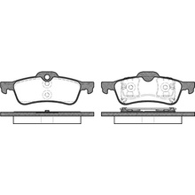 Sada brzdových platničiek kotúčovej brzdy REMSA 0862.00