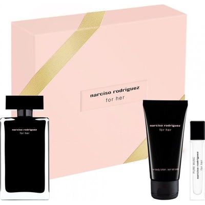 Narciso Rodriguez for Her за жени комплект EDT 100 ml + BL 50 ml + EDT 10 ml