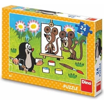 Image 1 of Dino - Puzzle Krtko maliarom 24 dielikov - 1 - 39 piese