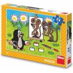 Dino - Puzzle Krtko maliarom 24 dielikov - 1 - 39 piese