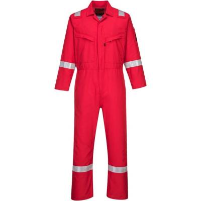 Portwest AF73 Araflame Silver kombinéza červená