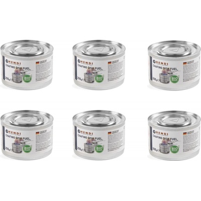 ΩHENDI | Pasta pod chafing, 6 ks po 0,2 kg (Set 6 ks past pod chafing po 200 g)