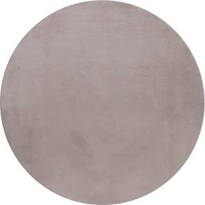 Ayyildiz Бежов кръгъл килим подходящ за пране ø 120 cm Pouffy - Ayyildiz Carpets (POUFFY1201205100BEIGE)