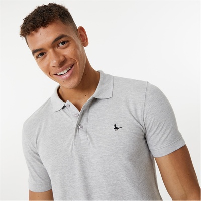 Jack Wills Jack Eaton Stretch Polo - Grey Marl