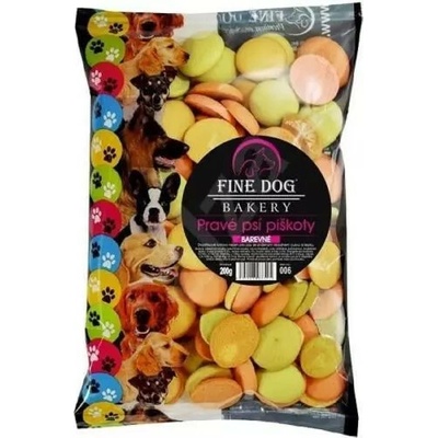 FineDog piškóty mini mix farebné xxlbalenie 200 g