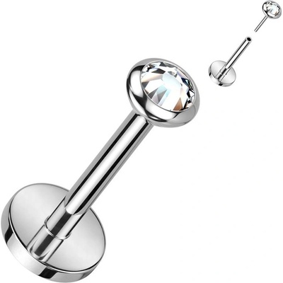 S4U PUSH IN piercing do brady ucha TITAN (čirá) TIT1241C-1008