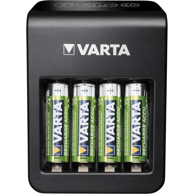 Varta LCD Plug Charger + 4x AA 2100mAh 57687101441 – Zboží Živě