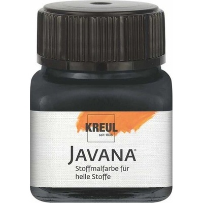 Farba na svetlý textil Javana 20 ml čierna