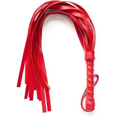 Toyz4Lovers Камшик с ресни Squash Whip червен