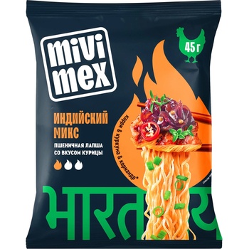 MIVIMEX инстантни спагети пиле индийски микс
