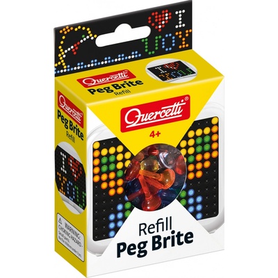 Quercetti Peg Brite refill – náhradné kolíčky k svietiacej mozaike 2516