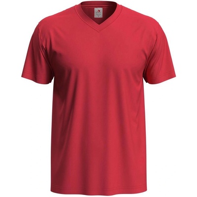 Stedman tričko Classic V-Neck Men červené