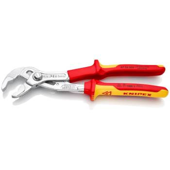 KNIPEX Клещи раздвижени Cobra, хромирани, VDE 1000V жълто-червена (K8726250)