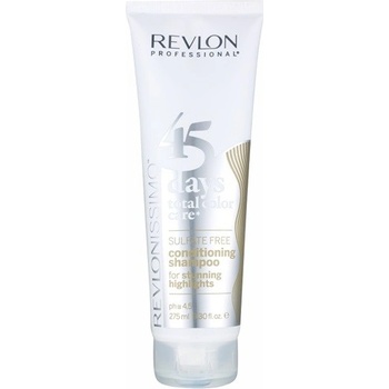 Revlon 45 days Total Color Care Shampoo & Conditioner 2in1 2v1 šampón a kondicionér proti žltnutiu 275 ml