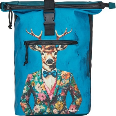New Rebels Nepromokavý rolovací batoh Mart Art New York Hunter 19 l