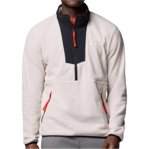 Columbia Мъжки поларен пуловер Columbia Sequoia Grove Half Zip Fleece Fleece jumper - Dark Stone / Black / Spicy Pulls II (005-5320-0911)