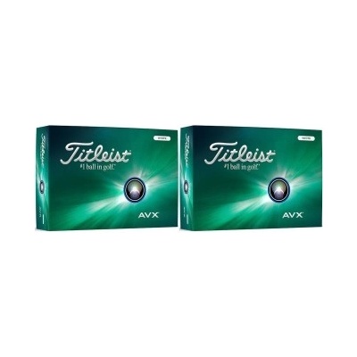 Titleist AVX Double Dozen bílé 24 ks