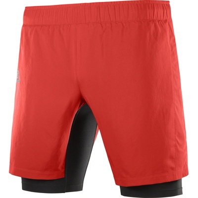 Salomon XA TWINSKIN short červená/černá