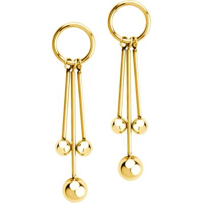 BRUNOshop.cz Visací náušnice KULIČKY gold S3995