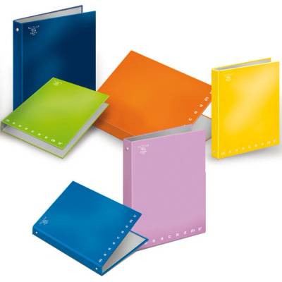 Класьор 4 ринга Pigna Monocromo А5, 2.5 сm (1301079-01-0013149-25)