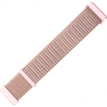 FIXED Nylon Strap s šířkou 20mm pro smartwatch ružový FIXNST-20MM-ROGD