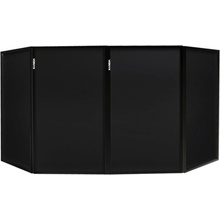 Vonyx DB2B skládací stěna 120 x 70 černá 4 panely