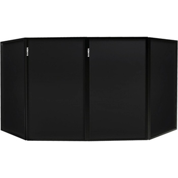 Vonyx DB2B skládací stěna 120 x 70 černá 4 panely
