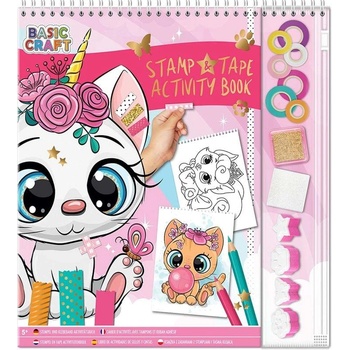 Moxy Книжка с дейности Еднорог, с печати и цветно тиксо (6605330185)