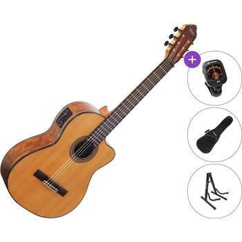 Valencia VC564CE SET 4/4 Natural Класическа китара с предусилвател