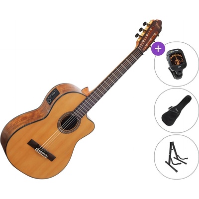 Valencia VC564CE SET 4/4 Natural Класическа китара с предусилвател